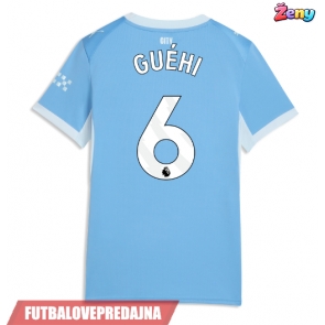 Lacne Ženy Futbalové dres Manchester City Marc Guehi #6 2026-27 Krátky Rukáv - Domáci